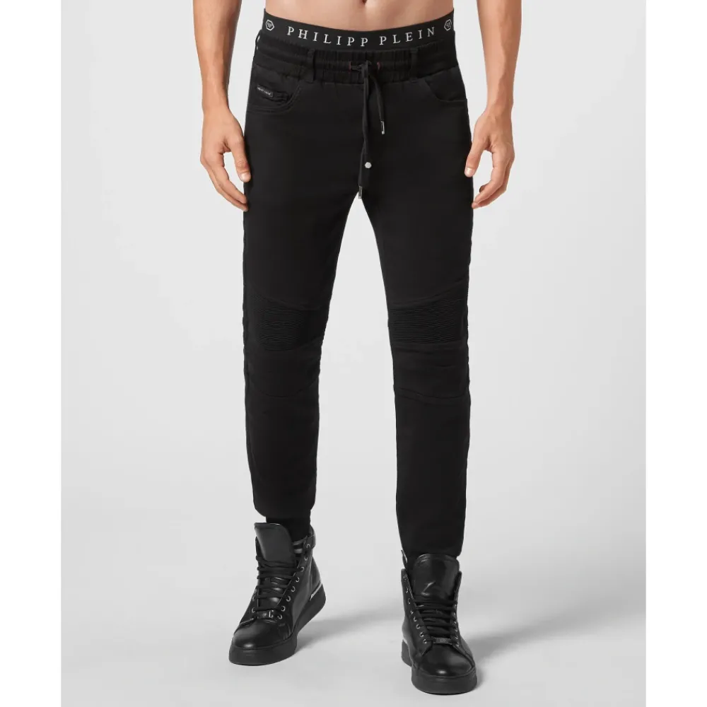 Heren Philipp Plein Denim Jogging Broek
