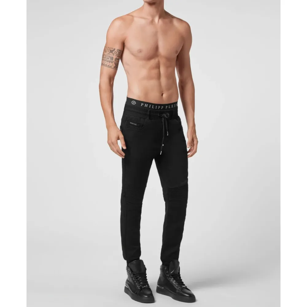 Heren Philipp Plein Denim Jogging Broek