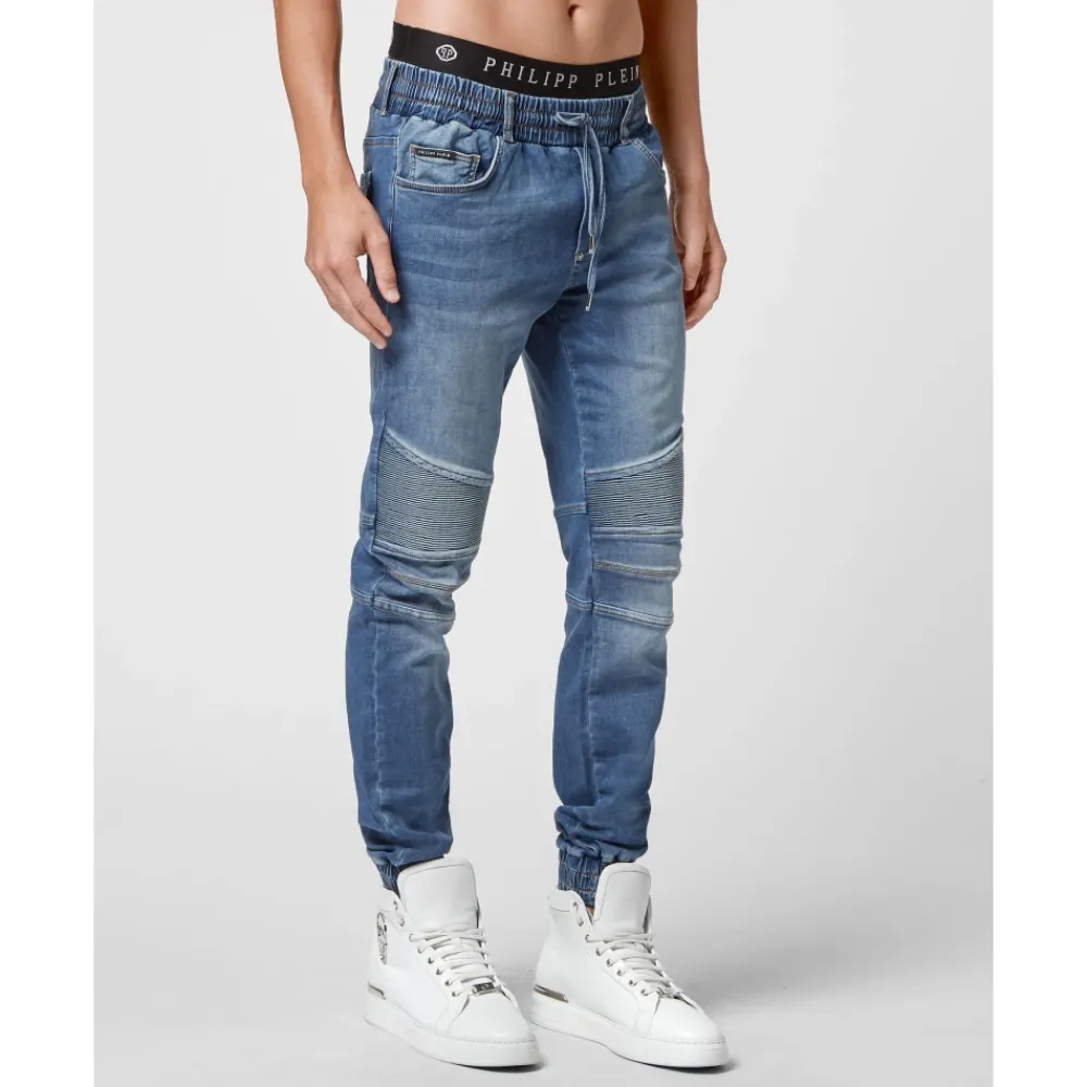 Heren Philipp Plein Denim Jogging Broek