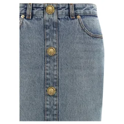 DAMES Balmain Denim Midi Rok