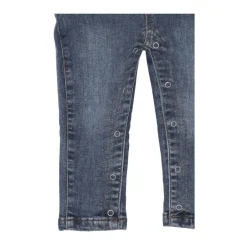 Roy Roger's Denim Overall Set met Off White T-shirt