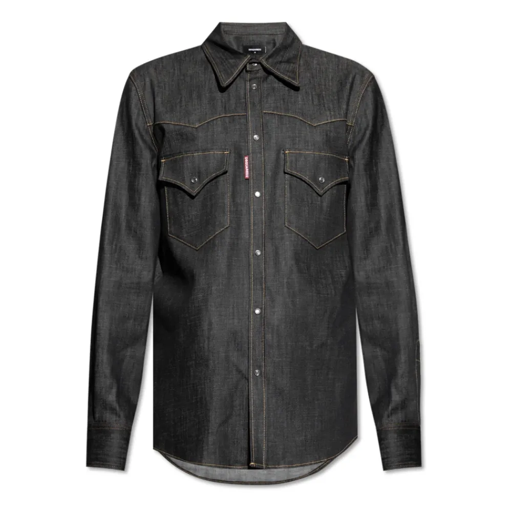 Heren Dsquared2 Denim overhemd