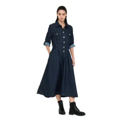 DAMES Liu Jo Jurken^Denim Overhemdjurk