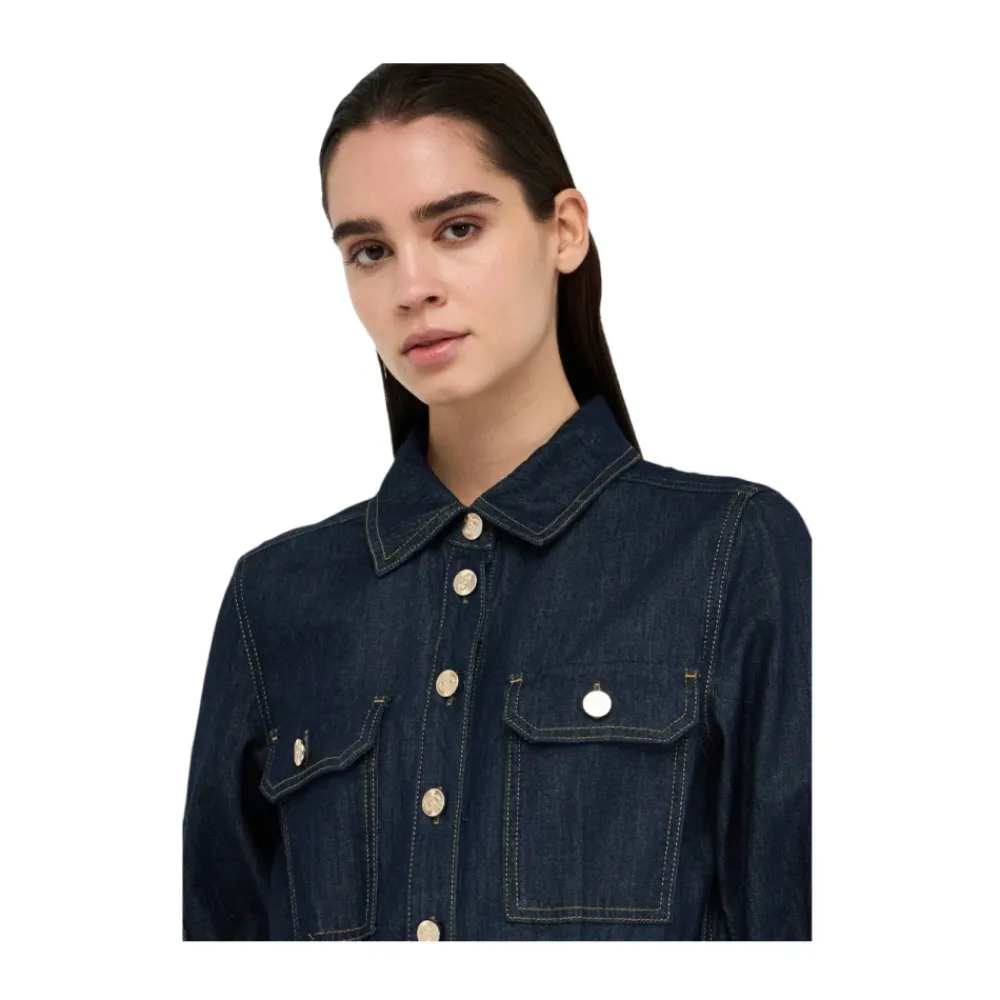 DAMES Liu Jo Jurken^Denim Overhemdjurk