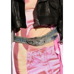 DAMES Diesel Denim Riem B-1DR STRASS