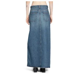 DAMES Coperni Rokken^Denim Rok met Garter Belt