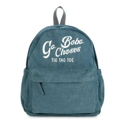 Bobo Choses Denim rugzak met bedrukt logo