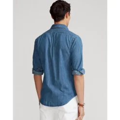 Heren Polo Ralph Lauren Denim Shirt op Maat