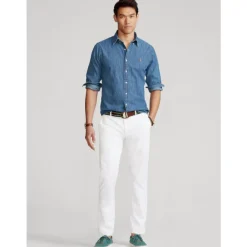 Heren Polo Ralph Lauren Denim Shirt op Maat