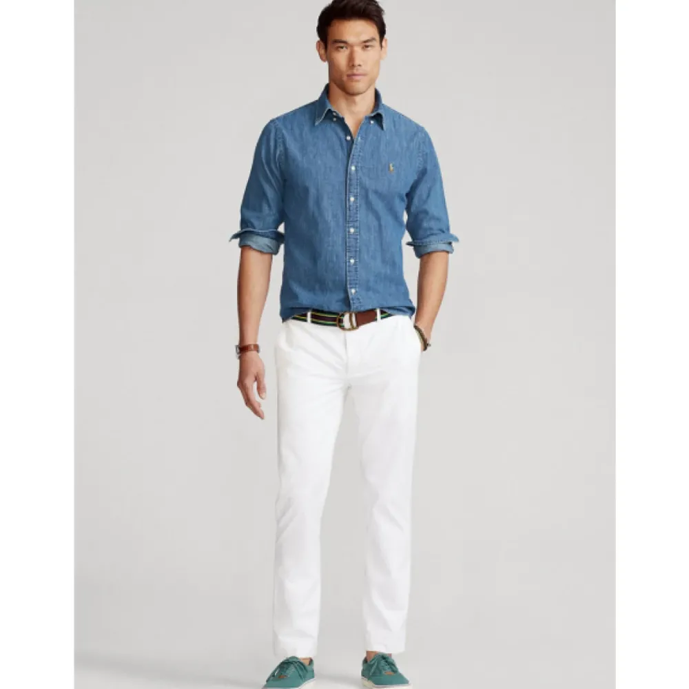 Heren Polo Ralph Lauren Denim Shirt op Maat