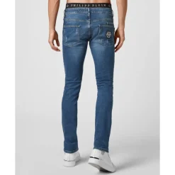 Heren Philipp Plein Denim Super Straight Cut