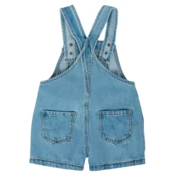 Moschino Denim Tuinbroek met Teddy Bear Patch