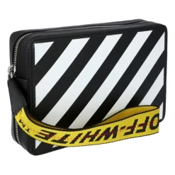 DAMES Off White Diag Schoudertas