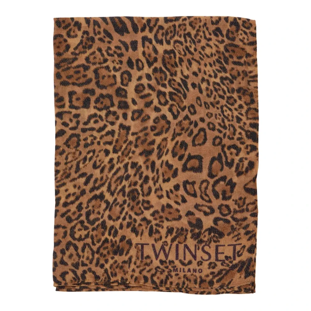 DAMES Twinset Sjaals^Dierenprint Sjaal