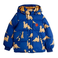 Mini Rodini Dinos Hooded Puffer Jacket
