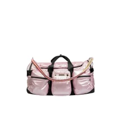 DAMES Clio Goldbrenner Weekendtassen^DISCOVERY NYLON HANDTASSEN FLUO GEEL