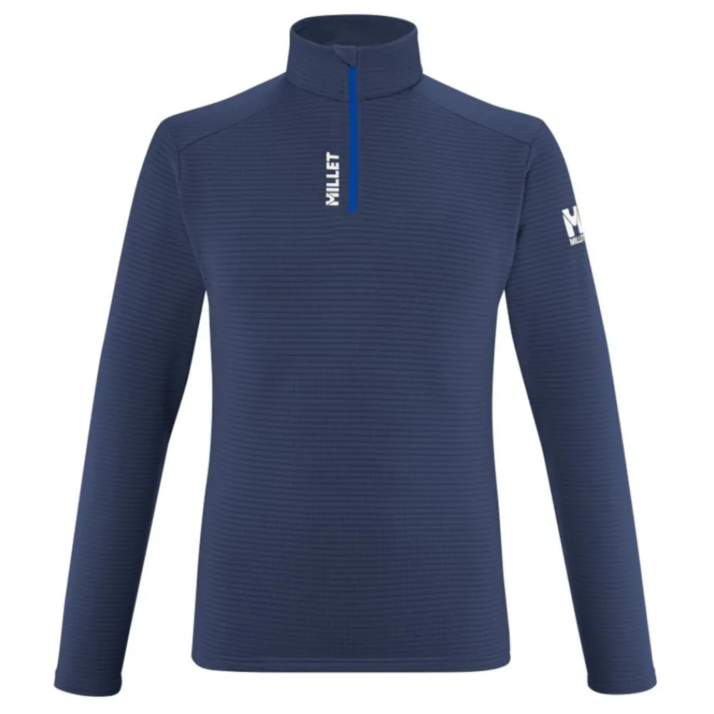 Millet Sportshirts^Donker Denim Intense Fleece Trui