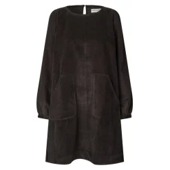 DAMES Lollys Laundry Donker Mokka Korte Jurk 100% Katoen