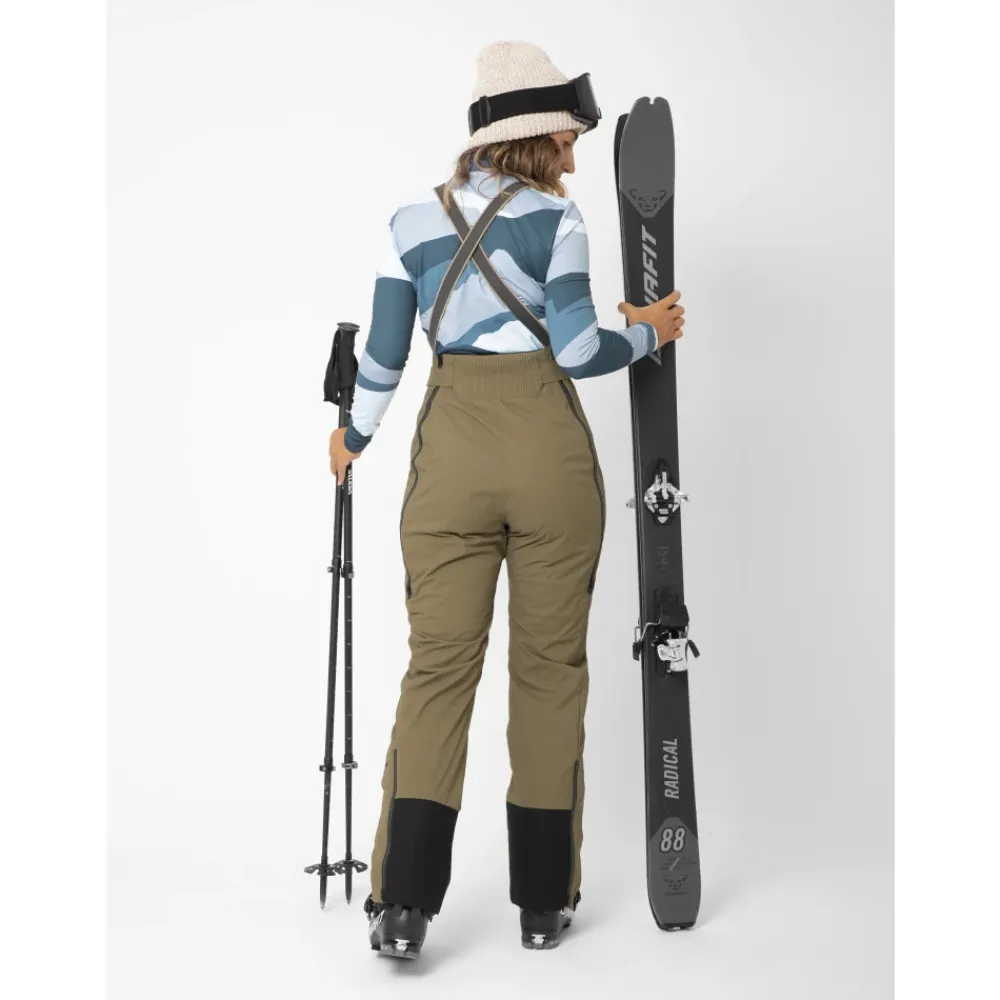 LaMunt Wintersport^Donker Woestijn Taupe Waterdichte Salopettes