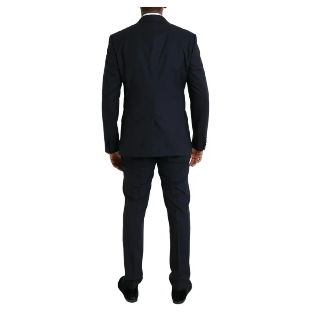 Heren Dolce & Gabbana Kostuums^Donker Wol 3-Delig Pak