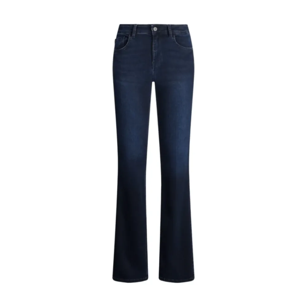 DAMES Liu Jo Jeans^Donkere Slim Fit Flare Jeans