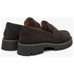 DAMES Estro Loafers^Donkere Chunky Platform Loafers