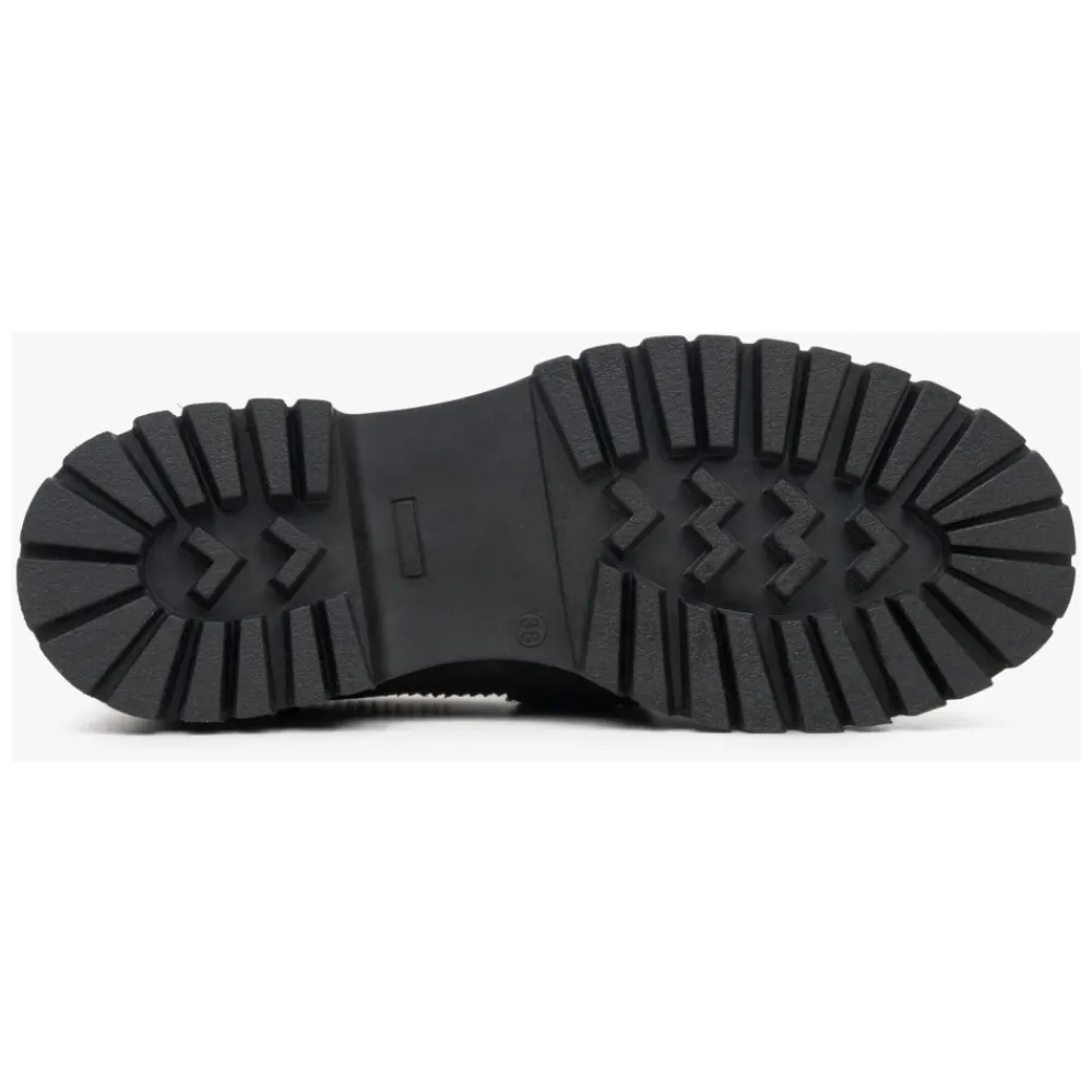 DAMES Estro Loafers^Donkere Chunky Platform Loafers