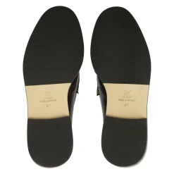 DAMES Kazar Studio Loafers^Donkere halfhoge laarzen met een dwarse streep