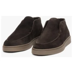 Heren Estro Laarzen^Donkere High-Top Mocassins