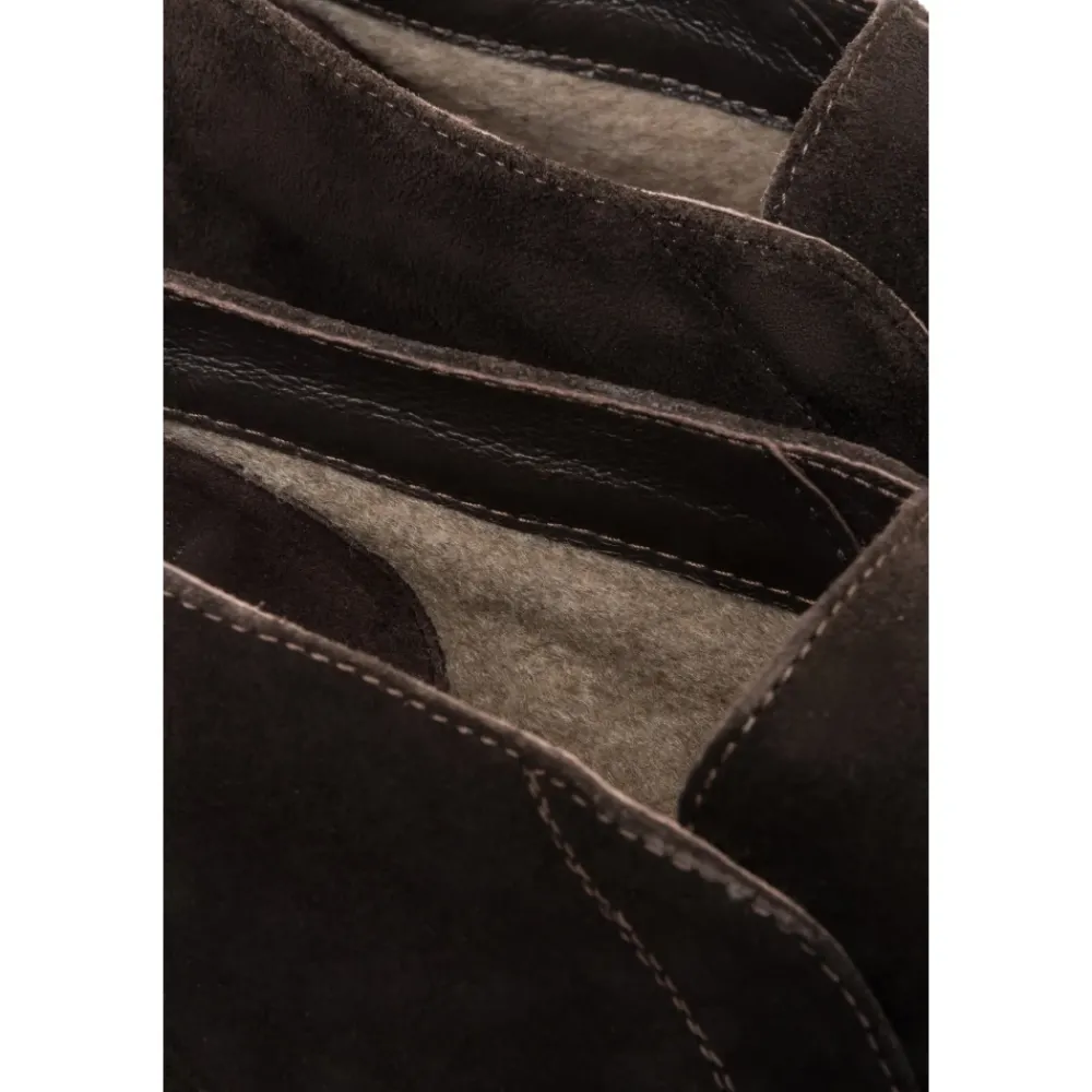 Heren Estro Laarzen^Donkere High-Top Mocassins