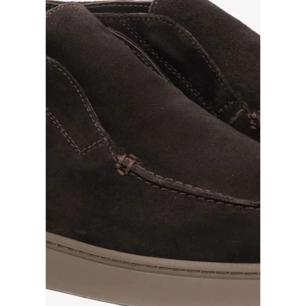 Heren Estro Laarzen^Donkere High-Top Mocassins