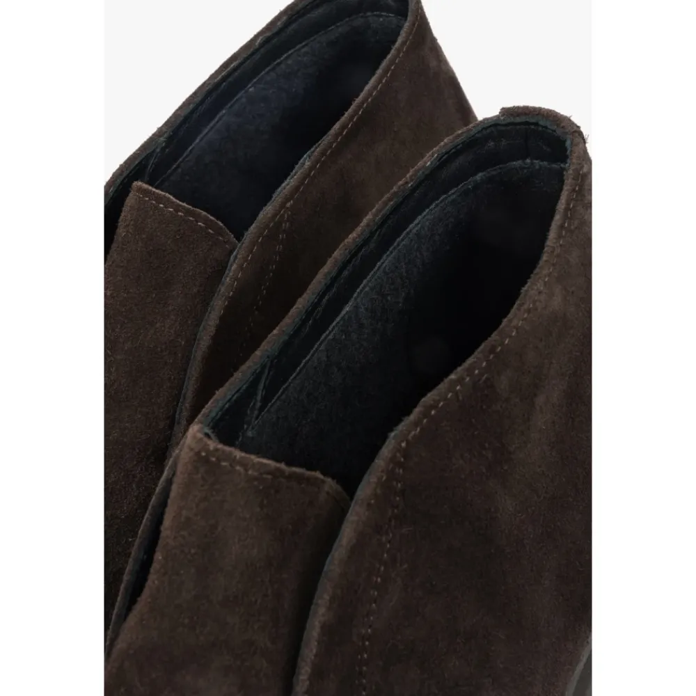 Heren Estro Laarzen^Donkere Loafers