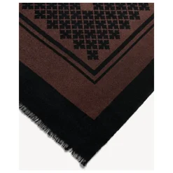 DAMES By Malene Birger Donkere Chocolade Wollen Sjaal