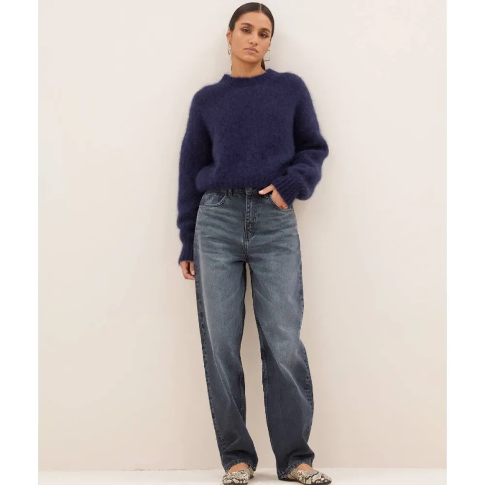 DAMES By-Bar Donkere Denim Broek