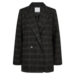 DAMES Co'Couture Jassen^Donkergrijze Blazer Jas - Stijlvol