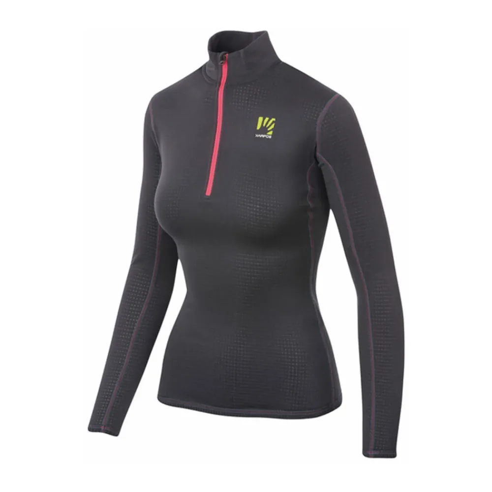 Karpos Sportshirts^Donkergrijze Croda Light Rits
