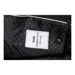 Heren Dolce & Gabbana Donkergrijze Slim Fit Blazer