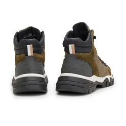 Heren Hugo Donkergroene Wandelschoenen