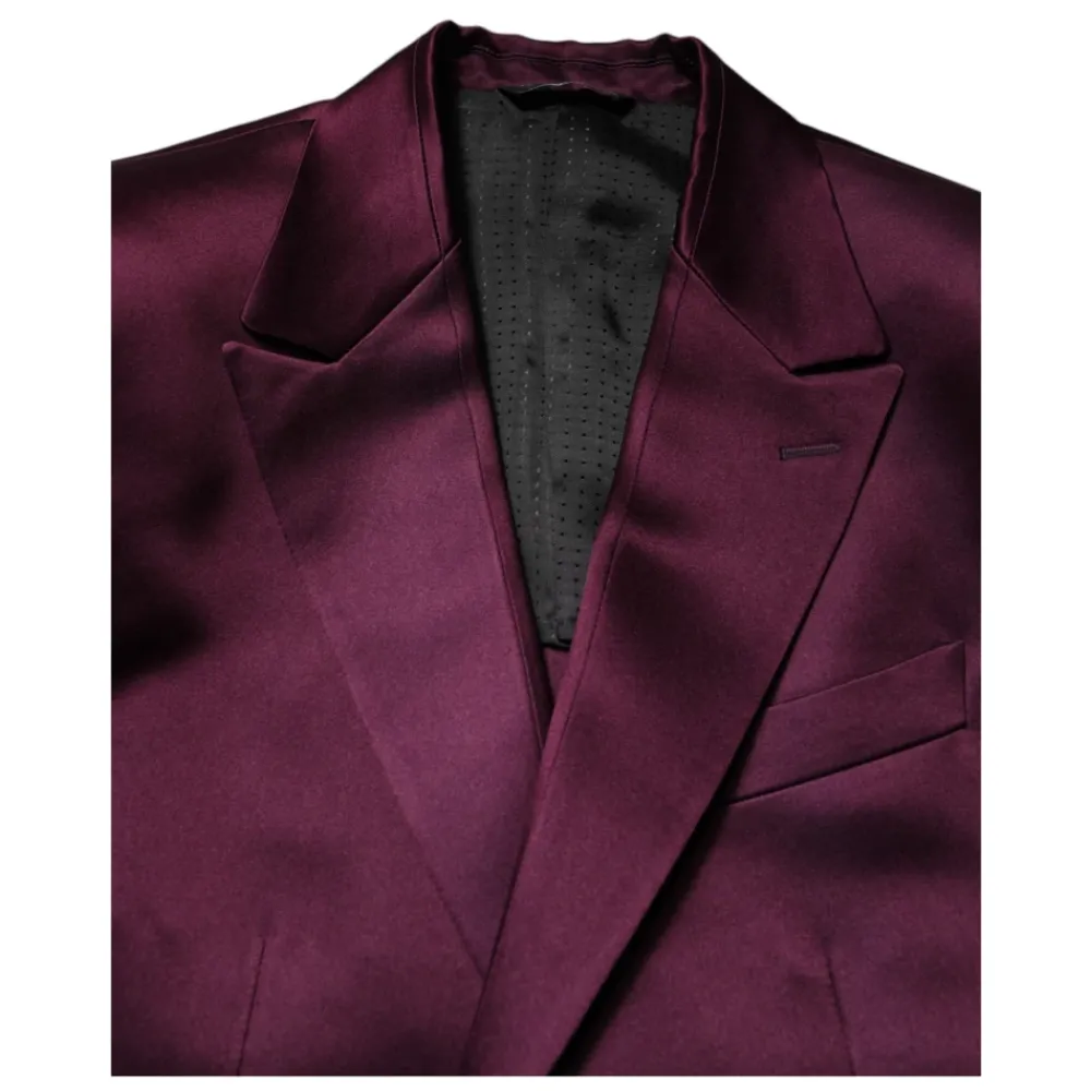 Heren Dolce & Gabbana Kostuums^Donker Zijden 3-Delig Pak