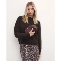 DAMES Kazar Donkerrode avondpochet tas