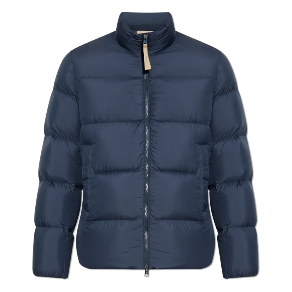 Heren Woolrich Donsjack met opstaande kraag