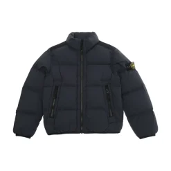 Stone Island Donzen Jas met Logo Patch