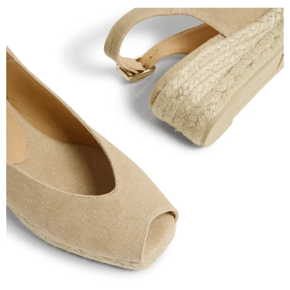 DAMES Castañer Sleehakken^DOSALIA/3/002 5 cm sleehakken