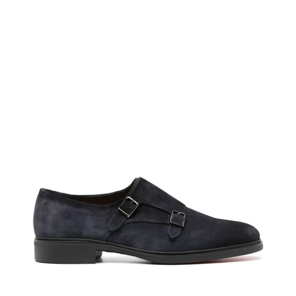 Heren Santoni Instappers & Slip Ons|Nette Schoenen^Double Buckle Loafer