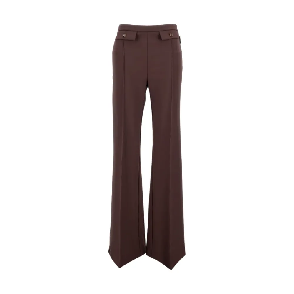 DAMES Elisabetta Franchi Double Crepe Trousers