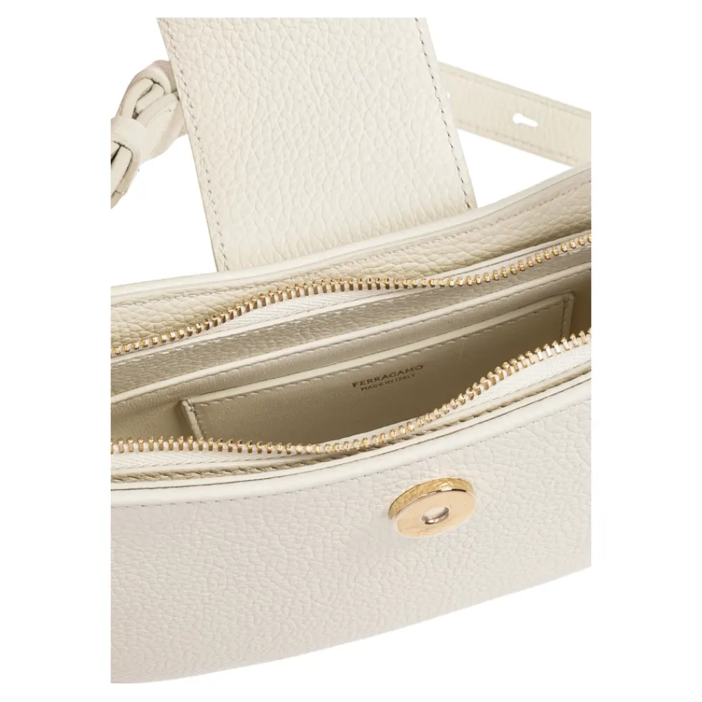 DAMES Ferragamo Double Gancini Mini Schoudertas