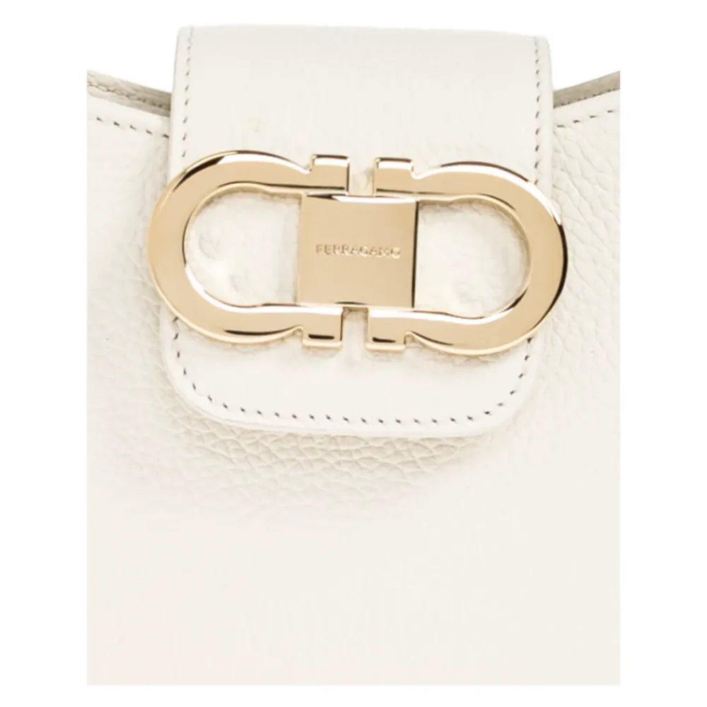 DAMES Ferragamo Double Gancini Mini Schoudertas