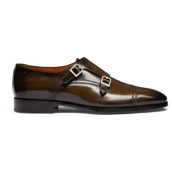 Heren Santoni Instappers & Slip Ons|Nette Schoenen^Double Monk Strap Schoen