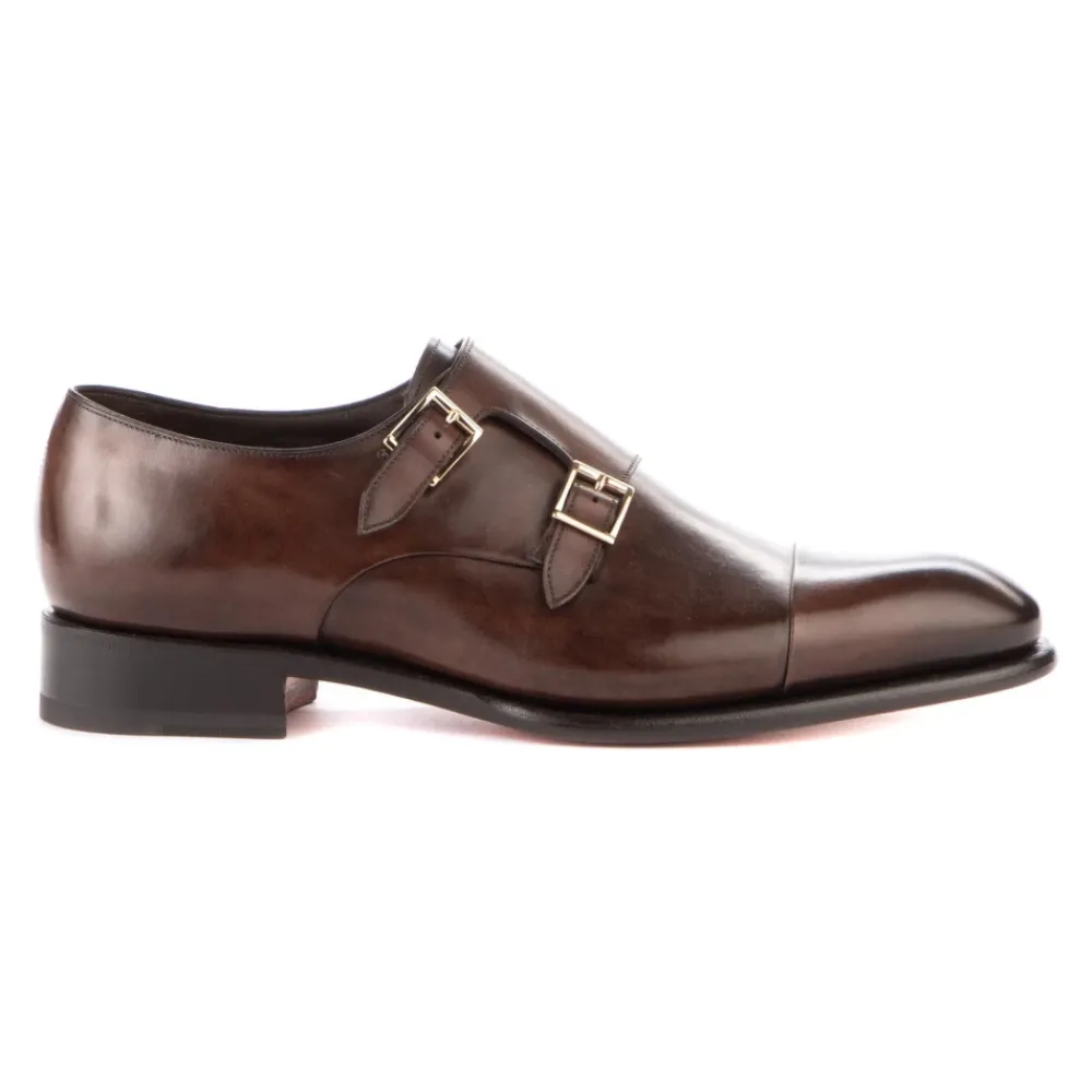 Heren Santoni Instappers & Slip Ons|Nette Schoenen^Double Monks Business Schoenen