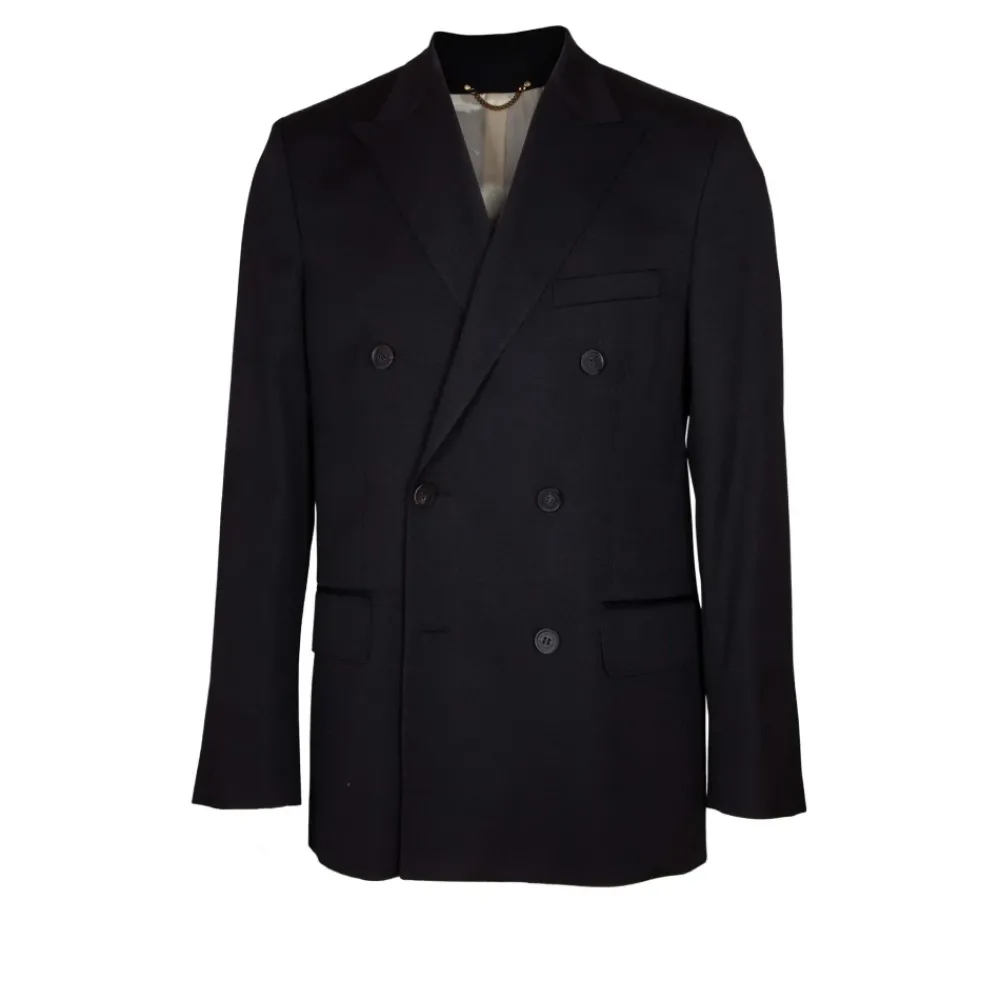 Heren Golden Goose Jassen^Double-breasted Blazer met Knoopsluiting